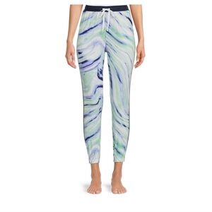 Secret Treasures Light Blue Green Tie Dye w Pockets Jogger Pants